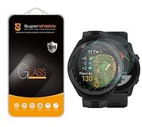 (3 Pack) Supershieldz Designed for Garmin Forerunner 945 LTE Tempered Glass Screen Protector, Anti Scratch, Bubble Free