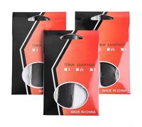 3 Pack Synthetic Saxophone Reeds for Alto, Tenor, Soprano & Clarinet - Strength 1.5, 2.0, 2.5 with Moisture Resistance and Protec(TENOR SAX)