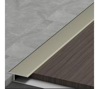 3-pack T Molding Trim Floor Cover Strips 90cm Aluminum Floor Transition Strips For Door Threshold And Joining Flooring Gaps Of Laminate Planks Tile,3ft(Champagne,90 * 2.4cm/36 * 0.94 n)