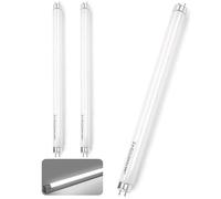3 Pack T8 18W Fluorescent Tube Lamps 600mm, 6500K Cool White CFL Bulbs, G13 2 Pin Base High Efficiency Lamps for Strip Lights, Energy Saving Consumption Tubes Light, Suitable for Kitchen, Bathroom