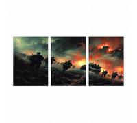 3 Pack Tank Diamond Art Kits Adults, War Diamond Painting, 5D DIY Crystal Art Kits for Adults, Full Drill Paint by Numbers 16x24Inx3, Rhinestone Cross Stitch Embroidery Crafts for Room Decor ZSHS-2503