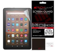 [3 Pack] TECHGEAR Ultra CLEAR Screen Designed for Amazon Fire HD 8" Tablets (2022 / 12th Generation & 2020 / 10th Generation)