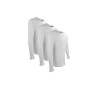 3 Pack Thermal Underwear Top - Winter Base Layer Long Sleeve Top THMO White L