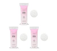 3 Pack Thickened Cotton Makeup Pads with Geometric Pattern for Better Liquid Absorption Cotton Pads Beauty