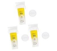 3 Pack Thickened Cotton Makeup Pads with Geometric Pattern for Better Liquid Absorption Large Cotton Pads for Face