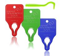 3 Pack Tick Remover Tool Portable with Tick Removal Twister Tweezers - Suitable for Dogs, Animals , and Humans, Safe and Reliable, Highly Effective Tools Pain Free Tick Key kit for Outdoor Living
