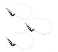 3-Pack Toilet Refill Tube and Clamp Set Compatible with 100 200 200A 400A Fill Valves for Standard Gravity Flush Toilets (A)