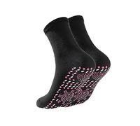 3 pack Tourmaline Self Heating Socks Winter Warm Feet Comfortable Breathable Heated Socks For Men Women Black