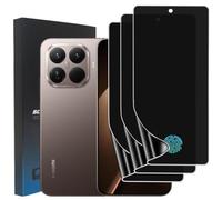 3 Pack TPU Privacy Screen Protector for Xiaomi 15T / 15T Pro, Not Glass | Anti-Spy Flexible TPU Hydrogel Film, Support Fingerprint Unlock, Self-Healing, Non-Breakable, Case Friendly