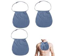 3 Pack Tracheostomy Shower Cover Neck Ostomy Protection Waterproof Laryngectomy Breathable Tracheostomy Adjustable Ostomy Protection Ostomy Protection Blue