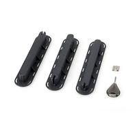 3 Pack Tri Fins Box Plugs Set SUP Surf Fin Base with Screws Key Superior Nylon Construction Steel Plastic Handle Impact Toughness