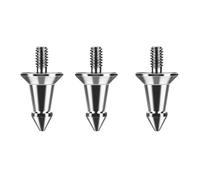 3 Pack Tripod Foot Spikes with 1/4 inch Thread Screw, Anti-Slip Stainless Steel Camera Tripod Ground Spike Feet Replacement Parts for Camera Tripods Stand Leg Monopod Outdoor Photography