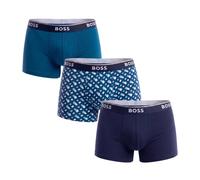 BOSS Power Desig Boxers Blue White (3 units) - S