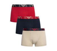 3 Pack Trunks Beige/Navy/Red S