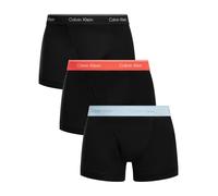 Calvin Klein Men TRUNK 3 PK PINK (Black Bodies w/Black/Punch Pink/Br) XXL