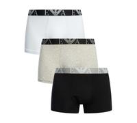 Emporio Armani Men's 3 Pack Trunks, Multicoloured