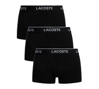 Lacoste Stretch Cotton Logo Boxers Pure Black White (3 Pack) - S