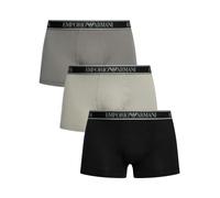 EMPORIO ARMANI Men's CORE Logoband 3-Pack Trunk Black M