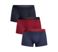 Man's Pure Cotton 3-Pack Trunk RED S