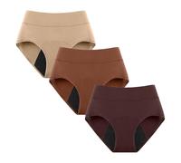 3 Pack Ultradries Incontinence Panties, Ultradries Underwear Women Leakproof Underwear Washable Leak-Proof Ladies Knickers (Set C,XXL)