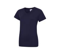 3 PACK Uneek LADIES CLASSIC V NECK T SHIRT Womens Short Sleeve V-Neck Cotton