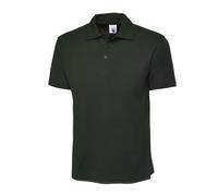 Uneek UC101 Classic Polo Shirt 220GSM Bottle Green XL Colour: Green, S XL