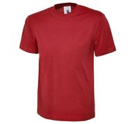 3 PACK UNEEK Premium T-Shirt Heavyweight 100% Cotton UC302. RED