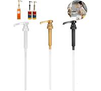 3-Pack Universal Fit Syrup Pump for Coffee Syrup Dispenser - Perfect for Coffee Shops, Homes, and Offices - Durable, Easy to Use and Clean