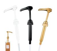 3-Pack Universal Fit Syrup Pump for Syrup Dispenser - Precise, Mess-Free Pouring for Coffee, Desserts, and Drinks