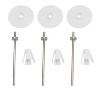 3 Pack Universal Sewing Machine Spool Pins Plastic and Stainless Steel Thread Holder Replacement Parts for Vintage Modern Sewing Machines Accessories