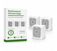 3 Pack Vacuum Bags Compatible with iRobot Roomba Clean Base, Replacement Dirt Disposal Bags for i3+ i4+ i5+ i6+ i7+ i8+ j7+ j8+ j9+ s9+ Robot Vacuum Automatic Empty Dock