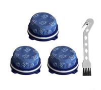 3 Pack Vacuum Filters With Cleaning Brush Kit for SAMSUNG Jet 60 Jet 70+ Jet 75 Jet 70 Jet 75+ Jet 90 VS9000RL Vacuum Cleaner Accessories, Replacement Parts No.DJ97-02649A