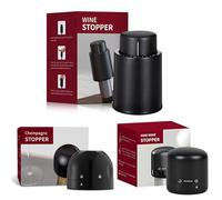 3 Pack Vacuum Reusable Seal Wine Stoppe for Beer, Champagne, Alcohol, Sparkling Wine, Red Wine Lovers Gift (Mix, 3-Pack)