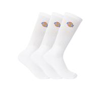 Dickies - Valley Grove Pack of 3 Embroided White - Socks S/M