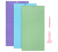 3 Pack Variety Cutting Mats, 12x24 inch Adhesive Cutting Mats for Cricut