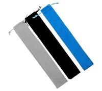 3 Pack Velvet Drawstring Storage Bags for Tin Whistle C, Music | Plush Suede Cloth, Scratch Prevention and Slip Resistance, for Home Storage, Music Class, Easy Carry