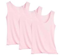 3 Pack Vest Tops for Women UK,Loose Silk Tank Tops Sleeveless Summer Tops Basic T Shirts Camisole Top Blouses Ladies Lounge Pajama Tops Undershirts