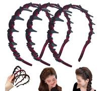 3 Pack Vintage High Cranium Artificial Pearl Hairband, 2025 New Elegant Pearl Headbands for Women, Rhinestones Hair Accessories, Classic Retro Hair Accessories for Weddings, Parties, and Daily Wear