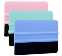 3-Pack Vinyl Squeegee Tool Set - Professional Squeegees for Vinyl Wraps and Decals Application