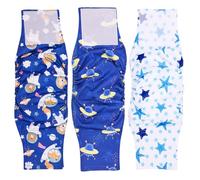 3-Pack Washable Dog Belly Bands for Male Dogs, Reusable and Adjustable Male Dog Wraps, Super Absorbent Dog Nappies for Incontinence, Marking, Training, and Travel, Leak-Proof Breathable (Animal, S)