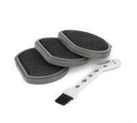 3 Pack Washable Pre-Motor Filter Replacement for AEG FX9 QX9 Cordless Vacuum Cleaner, High Efficiency Dust Filters with Cleaning Brush Included