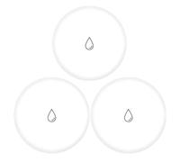 3 Pack Water Sensors for Smart Home, Zigbee Wireless Water Leak Detector, Real Time Leakage Alert, Remote Monitoring, ABS Long lasting, Mini Size, Battery Life up to 1 Year