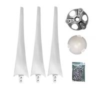 3-Pack Wind Turbine Blades With Hub And Cap, 600mm-750mm Nylon Fiber Blades For Horizontal Axis Wind Generator Replacement(750mm)