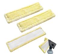 3 Pack Window Vac Cleaning Pads for Replacement Microfibre Cleaning Mop Cover Cloths Compatible with WV2 WV5 WV6 Plus Premium Accessories((ONLY for The Spray Bottle with Velcro)