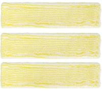 3 Pack Window Vacuum Cleaning Pads for Karcher Replacement Microfibre Swipping Cleaner Mop Cover Cloths with Karcher WV2 WV5 WV6 Plus Premium Accessories(ONLY for The Spray Bottle with Velcro)