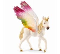 3 Pack - Winged Rainbow Unicorn Foal Toy Animal Figure, Ages 3 & Up - 70577