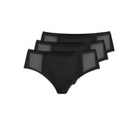 3 Pack Women's Brief New Vision by Pompadour Size 12-24 White or Black