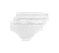 3 Pack Women's Brief Nostalgie by Pompadour Size 12-24 in three colors
