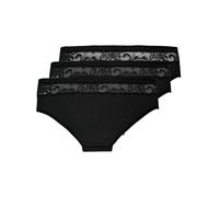 3 Pack Women's Brief Nostalgie by Pompadour Size 12-24 in three colors