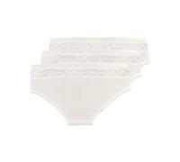 3 Pack Women's Brief Nostalgie by Pompadour Size 12-24 in three colors